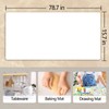 Large Silicone Countertop Protector Mat 15.7x78.7in, Heat Resistant, Nonstick Waterproof