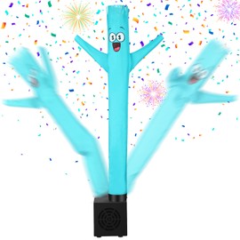 Poen Wacky Waving Inflatable Tube Guy for Kids Gag Gift Mini Inflatable Tube Man with Blower Birthday Desktop Office Pranks Dancing Blow up Man for Party Decor(Miser)