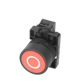 KKFAUS 22mm XB2-EA Plastic Push Button Switch Start/Stop Black/White Arrow 10A/415V Self-Reset/Momentary Symbol Button Switch (Color : 1)