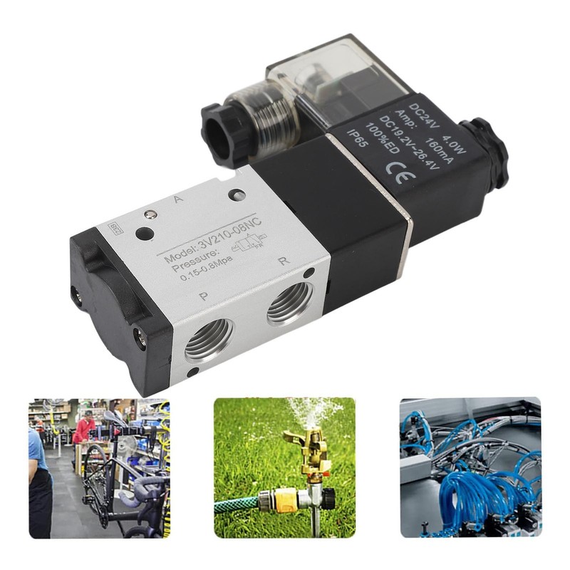 Pneumatic Solenoid Valve Aluminum Alloy Quick Response Direct Acting Solenoid