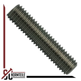SC913 Grub Screws with Taper Point and Hexagon Socket Drive - M10 x 50 - (Pack of 10) - DIN 913 (ISO 4026) - Made of A2 (V2A) Stainless Steel