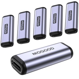 MOGOOD USB C Coupling USB C Connector USB C Coupler USB C Female to USB C Female Adapter USB C Female to Female OTG Type C Converter 40Gbps USB C Charger Plug Compatible with USB C Device