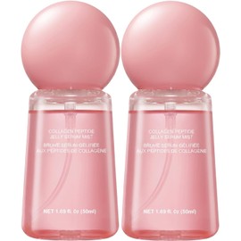 Collagen Peptide Jelly Facial Mist - Hydrating Sprayable Face Skin Toner Plumping Essence, Help Smooth Pore Appearance, Lightweight, Fast-Absorbing Formula, Ideal for Daily Glow and Refresh
