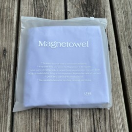 Magnetowel – Quick-Dry Sand-resistant Towel with Corner Magnets. Travel, Camping, Sport & Outdoor Use. Full Size, Lightweight, Ultra Absorbent, Anti-Slip & Multi-Purpose. (1, Navy Blue)