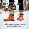 HOT FEET Thermal Socks for Men, Extreme Cold Weather, 2/4