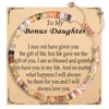 OAVOOK Gifts for Bonus Daughter Bracelet for Women Birthday Gifts