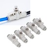 5PCS Throttle Valve Straight Through PVC Regulating Valve Pneumatic Fittings