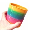 Rainbow Slinky Spring, Multicoloured Magic Springs Perfect Slinking For Having