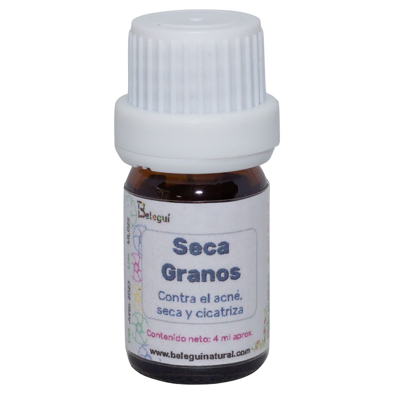 Serum Facial Seca granos, hecho de Aceite de Árbol de