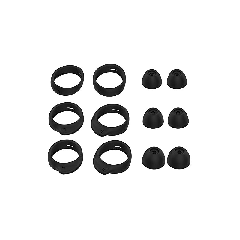 JNSA 12 PCS Medium Size Wingtips and Ear Tips Compatible