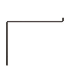 Shelf-Made Silverton Steel 10 in. D x 1.50 in. W x 8.313 in. H Black, 75lbs, Decorative Shelf Bracket