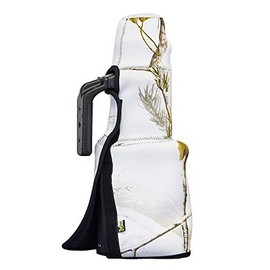 LensCoat TravelCoat Camouflage Neoprene Lens Cover Protection TravelCoat Nikon 500 VR FL W/Hood, Snow (tc500flhsn)