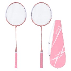 Badminton Rackets,2 Player Badminton Racket Kit for Beginners Student Training