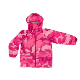 DRY KIDS jacket and trouser set Camo Pink 7/8yrs