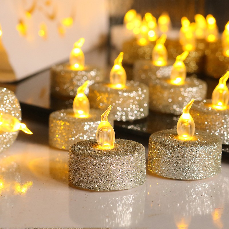Romantic Proposal Birthday Surprise Tea Wax Christmas Decoration LED Electronic
