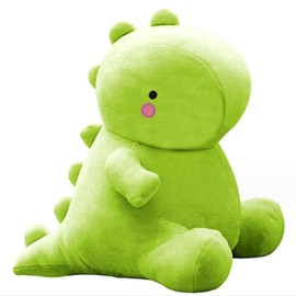 OUKEYI 11.8 inch Cute Dinosaur Plush Toys, Plush Stuffed Animal Dino Hugging Pillow Soft 3D Pom Plush Toy, Birthday Gifts for Kids Girls Boys (Grass green)