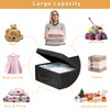 punemi Under The Bed Storage Containers 3 Pack, 6 Inch