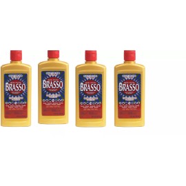 BRASSO 4 pack 8 OZ METAL BRASS COPPER STAINLESS ETC POLISH 6860654