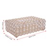 Crystal Tissue Box Holder, Rectangular Tissue Organizer Crystal Facial Tissue