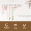 ZEDODIER 2 Pack Necklace Organizer Wall Mount, Wooden Jewelry Hanger