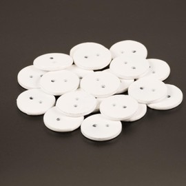 Shelver Coated Lead Penny Weights, Curtain Weights (20 x 13g / 25mm)