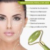 Kit Rodillo Y Piedra Gua Sha Masajeadora Anti-arrugas