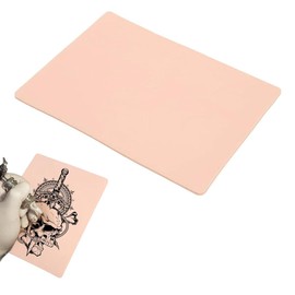 IKOPFLN Pack of 4 Artificial Skin Tattoo Practice Skin 3 mm - Tattoo Skin Tattoo Practice Skin Blank Tattoo Skin Double Sides Fake Skin Tattoo for Tattoo Accessories Tattoo Skin Fake Skin Tattoo Skin