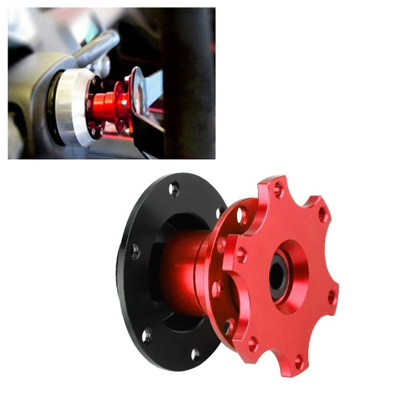 Steering Wheel Hub Adapter Racing Quick Release Removable Aluminium Alloy