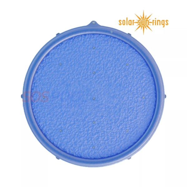 Solar Sun Rings Pool Cover | Plain Blue | 5'