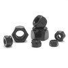 131 Pack Locknuts Assortment Kit,Nylon Insert Hex Lock Nuts,Black Oxide