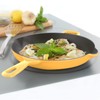Chantal Enameled Cast Iron Cookware, 10 inch Skillet, Marigold