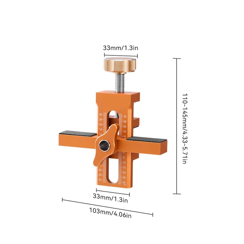 Cabinet Door Mounting Jig, Cabinet Door Installation Positioner with 10mm
