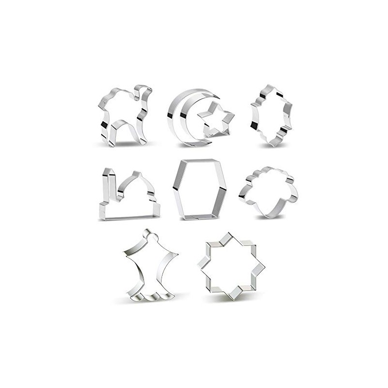 Eid & Ramadan Cookie Cutter - Set of 9 -