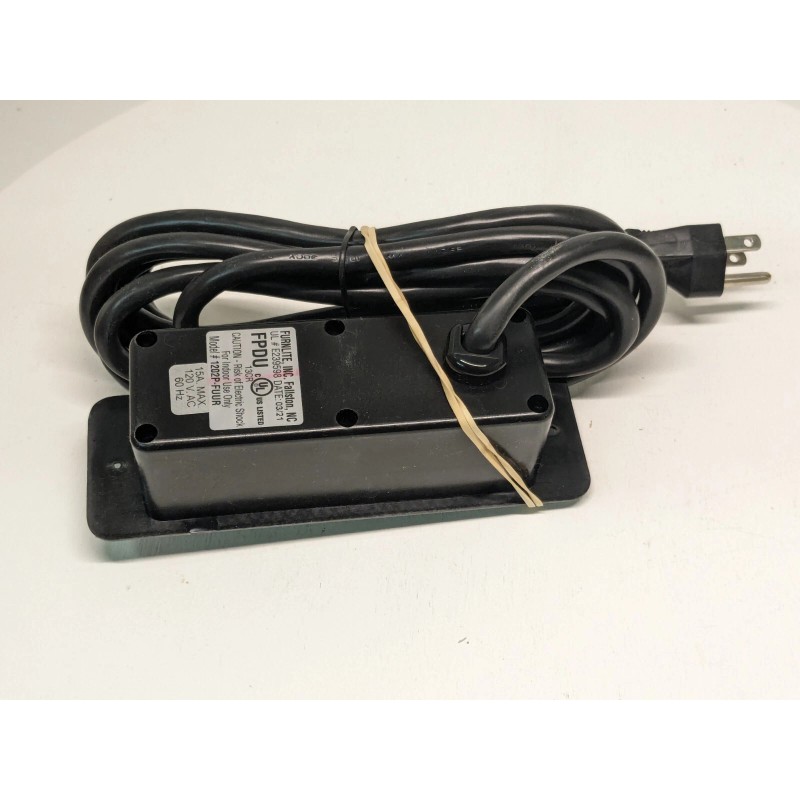 Furnlite, INC Furniture Power - 2 Outlets/2 USB Plugs- Black