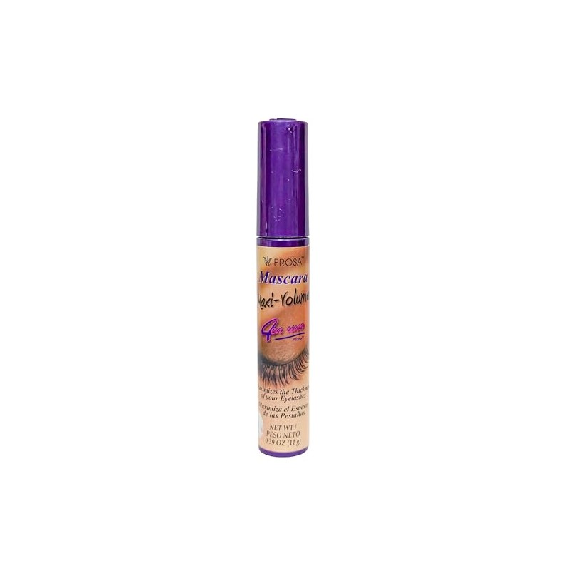 Máscara de pestañas profesional Maxi Volume Thickness Formula (sin silicona):