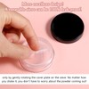 2pcs 10ml/0.34oz Plastic Empty Travel Small Loose Powder Compact Refillable