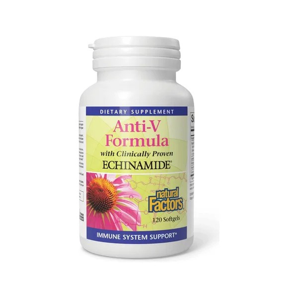 Natural Factors Fórmula Anti-v Equinamida 120softgels Sfn Sin Sabor