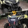 SAUTVS Grill with Light for Maverick Trail, Front Mesh Grille