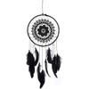 Black Dream Catcher, Macrame Dream Catcher Handmade Feather Dream Catcher