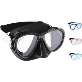 Cressi Samoa Mask - Samoa Mask for Diving and Snorkelling, Black/Black, One Size, Unisex Adult
