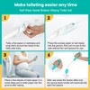 Toilet Aids for Wiping, 15.7" Long Reach Butt Wiper Tools,