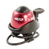 NC-17 Safety Bike Bell/Aluminium Bicycle Bell for all Bikes/Bicycle Horn/clearly audible sound / 6, red
