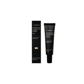 Korres Corrective Foundation SPF15 Corrective Make-up ACF1 with Activated Carbon To Cover Imperfections & Matte Effect, 30ml