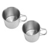 Outdoor Water Cup Foldable Handle Portable 304 Stainless Steel Mug
