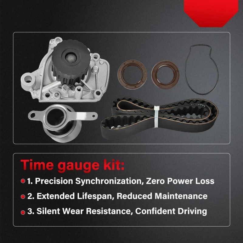 CNPAPC Timing Belt Kit Water Pump For 96-00 Honda Civic
