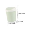 NOLITOY 3Pcs Mini Desktop Trash Can Cute Wastebasket for Office