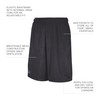 Russell Athletic Men's Mesh Short with Pockets, Stealth, Large