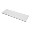SSWBasics Laminated White Melamine Shelf Board, 36”L x 12”W, Durable