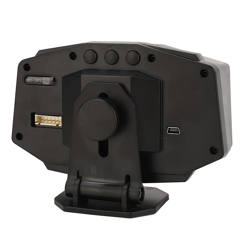 Car HUD Display OBD2 GPS Slope Meter Multifunction Overspeed Alarm