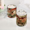 Zhirexin Cartoon Mushroom 2PC Airtight Transparent Plastic Storage Jar, Food